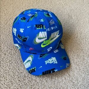 Nike Kids Blue Logo Cap